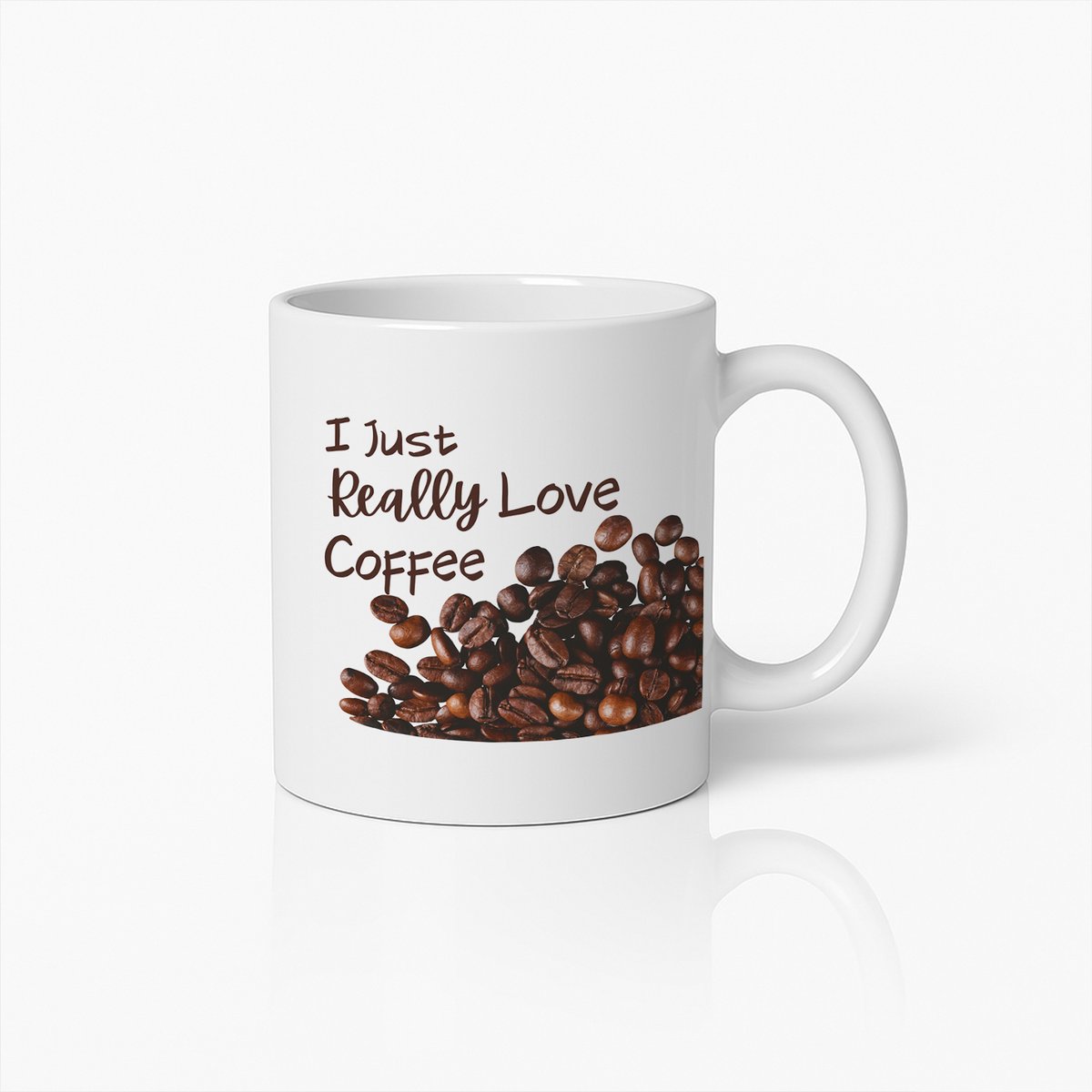 Ik Hou Echt Van Koffie Mok 330ml – Perfect Cadeau Voor Koffieliefhebbers