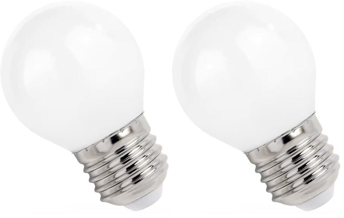 Spectrum LED Lamp E27 4W 230V - 400 Lumen - 2700K Warm wit - Gezellig licht - Energiezuinig - 2 stuks