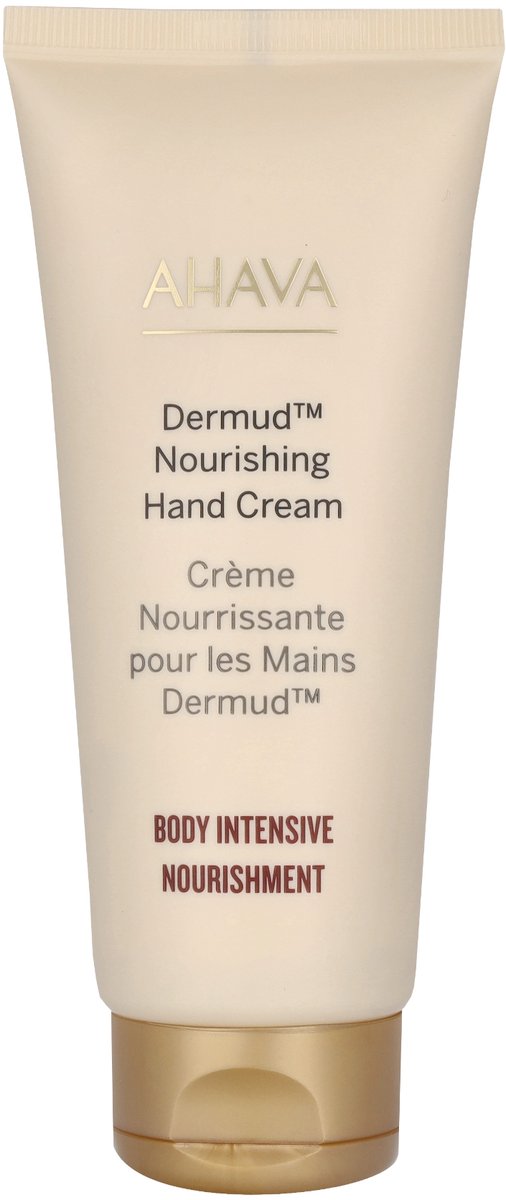 AHAVA Dermud Intensieve Handcrème - Onmiddellijke Verlichting en Herstel | Voor Droge, Gebarsten of Bevroren Handen | Kalmerende Formule met DERMUD Moddercomplex uit de Dode Zee | Crème voor mannen & vrouwen | Moisturizer voor droge handen - 100ml