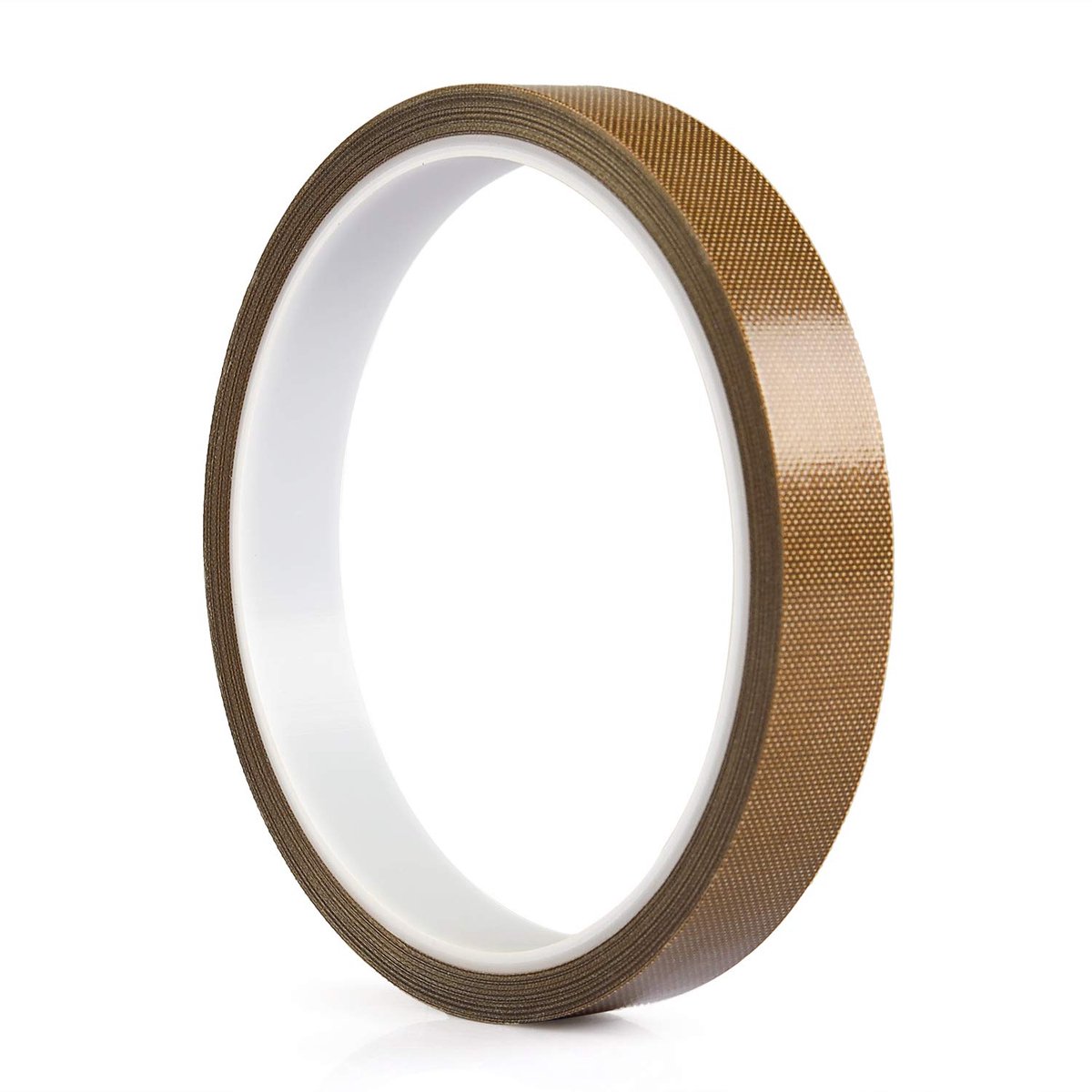Teflon tape, 10 m x 1 cm x 0,18 mm, zelfklevend plakband voor