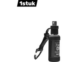 Sprayfles - Outdoor Camping Reizen - 50ml - Draagbaar Hangend - Afgesloten Lekvrije Sprayfles - Parfum, Alcohol Dispenser - Vloeistof Dispenser - Zwart