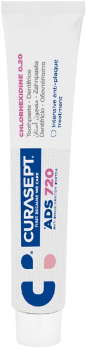 Curasept Gel-Tandpasta 0,20% CHX - 3 x 75 ml - Voordeelverpakking