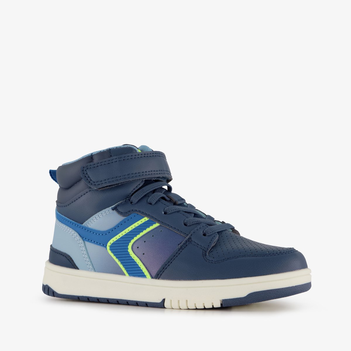 Blue Box hoge jongens sneakers blauw - Maat 33
