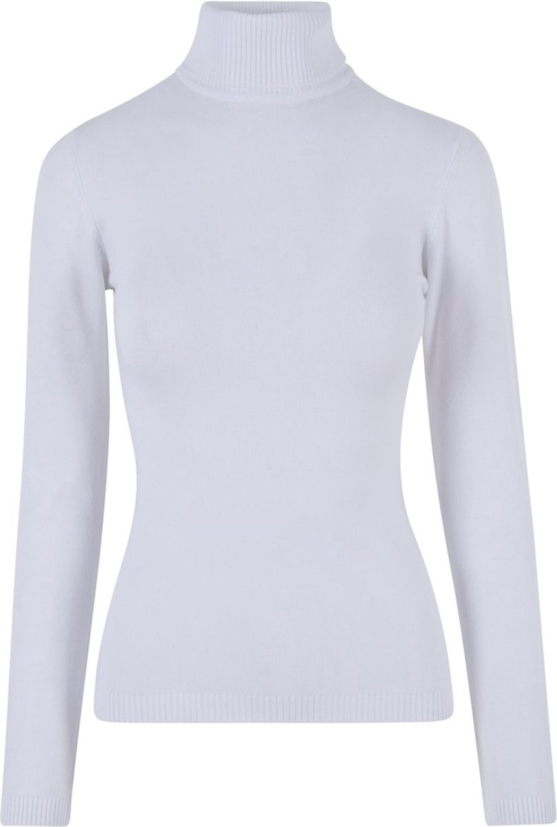 Urban Classics Knitted Turtleneck Sweater/trui 4XL Wit
