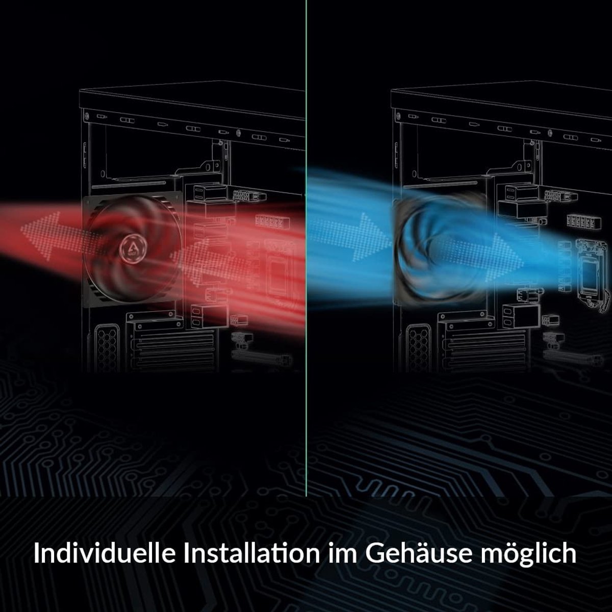 Arctic P12 Value Pack Computer Behuizing Koeler 12 Cm Zwart - afbeelding 2