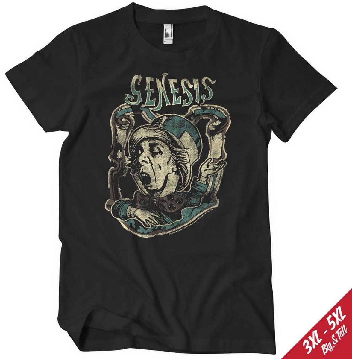 Genesis Mad Hatter T-Shirt PS-1-GEN004-H94-6 Black-4XL