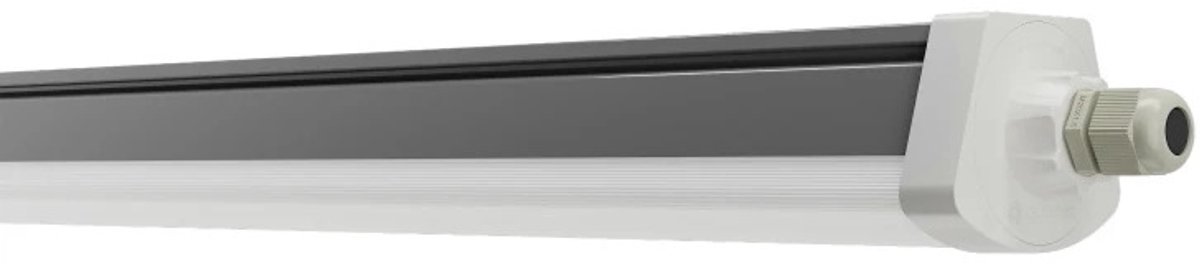 LEDVANCE Waterdicht Montagebalk Vochtbestendig FLEX Doorvoerbedrading 42W 6800lm - 830 Warm Wit| IP66 - Vervangt 2x58W.