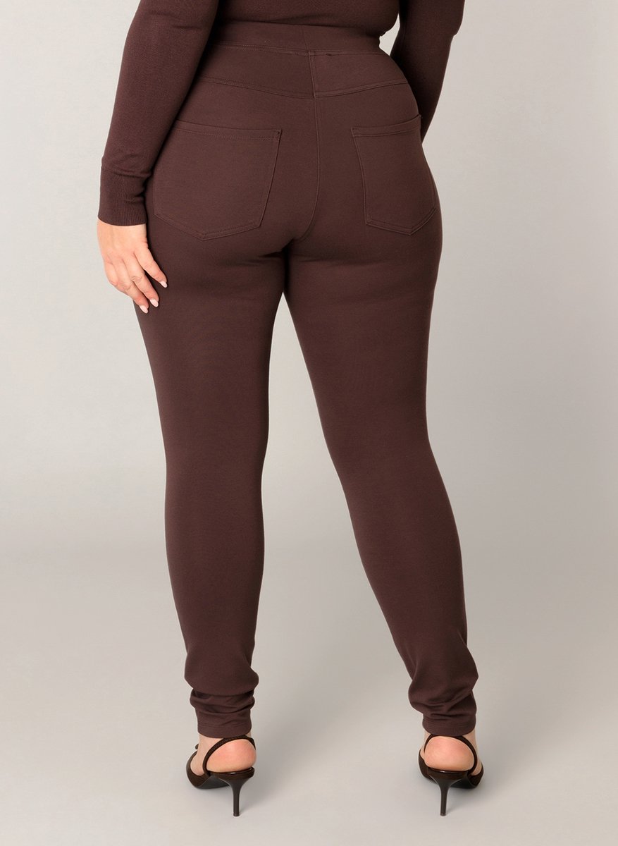 BASE LEVEL CURVY Arnika Tregging - Brown - maat 0(46)