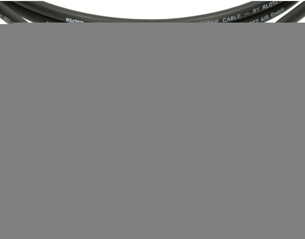Klotz M1FS1K0100 microfoonkabel 3p XLR female - 6.35 mm 3p jack 1 m
