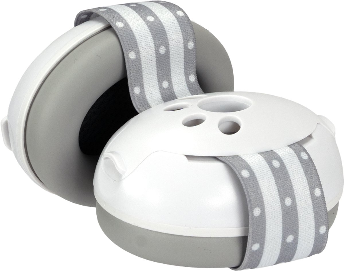 Titanium Baby Gehoorbescherming - Grijs/Wit - Geschikt vanaf 6 tot 48 maanden - 25 dB