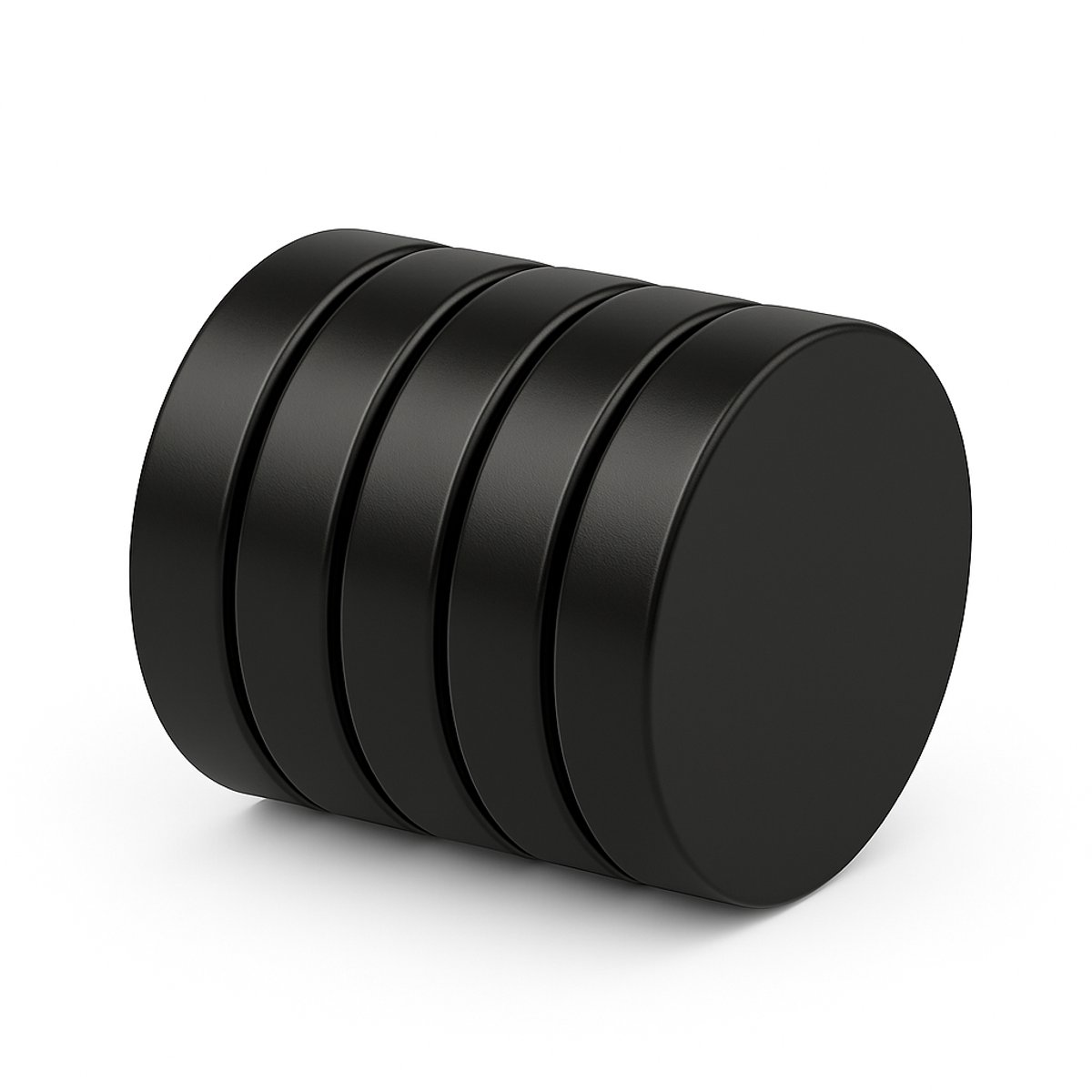 Brute Force Zwarte Magneten– 20x3 mm – N52 neodymium – Schijfmagneten – 5 stuks