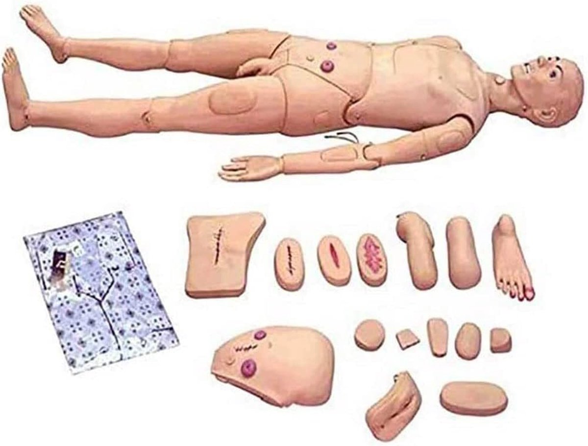 Levensgrote Oefenpop voor Patiëntenzorg - Professionele CPR Simulator voor Medische Training