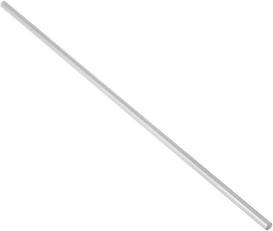 Lineaire as staaf gehard en geslepen met chroomlaag 8 x 350 mm