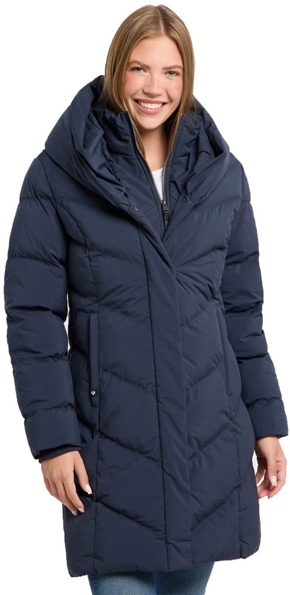Ragwear Natalka Winterjas Dames Blauw