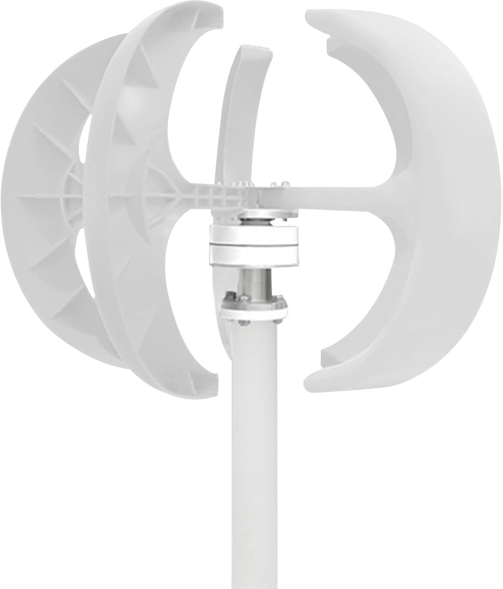 Verticale Windturbinegenerator 600W 24V - Efficiënte Stroomoplossing voor Duurzame Energie
