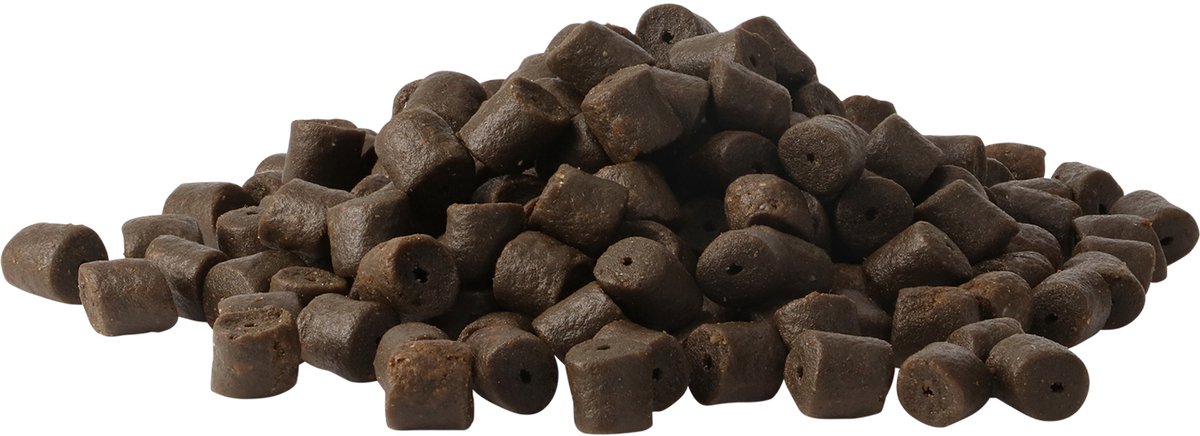 Reniers Fishing Premium Select Black Halibut Pre-Drilled 8mm – Doorboorde Haakpellets voor Karper, Meerval en Steur - Maat : 20 kilo