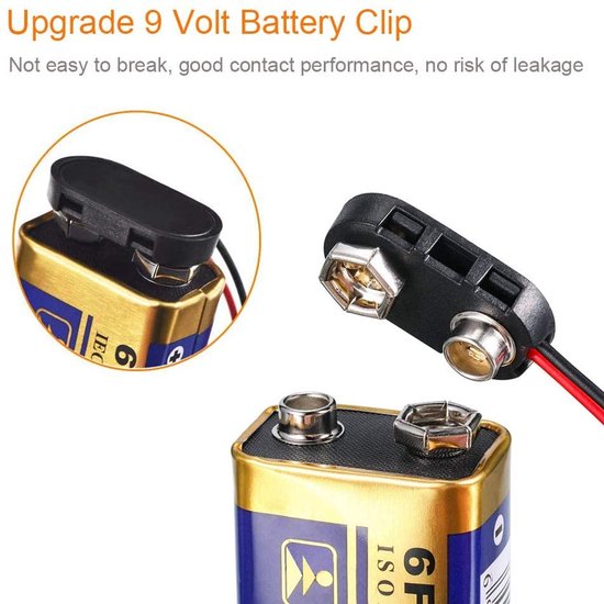 10pcs 9V Storage Box Battery Box On/Off Switch with Cap, 10pcs 9V ...