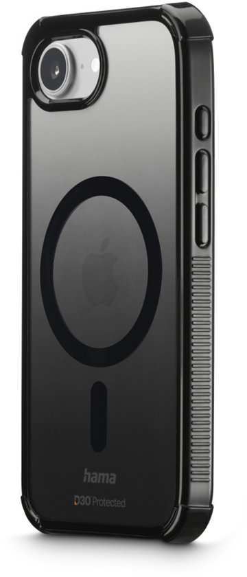 Coque Extreme Protect pour Apple iPhone 16e, magnétique, noire