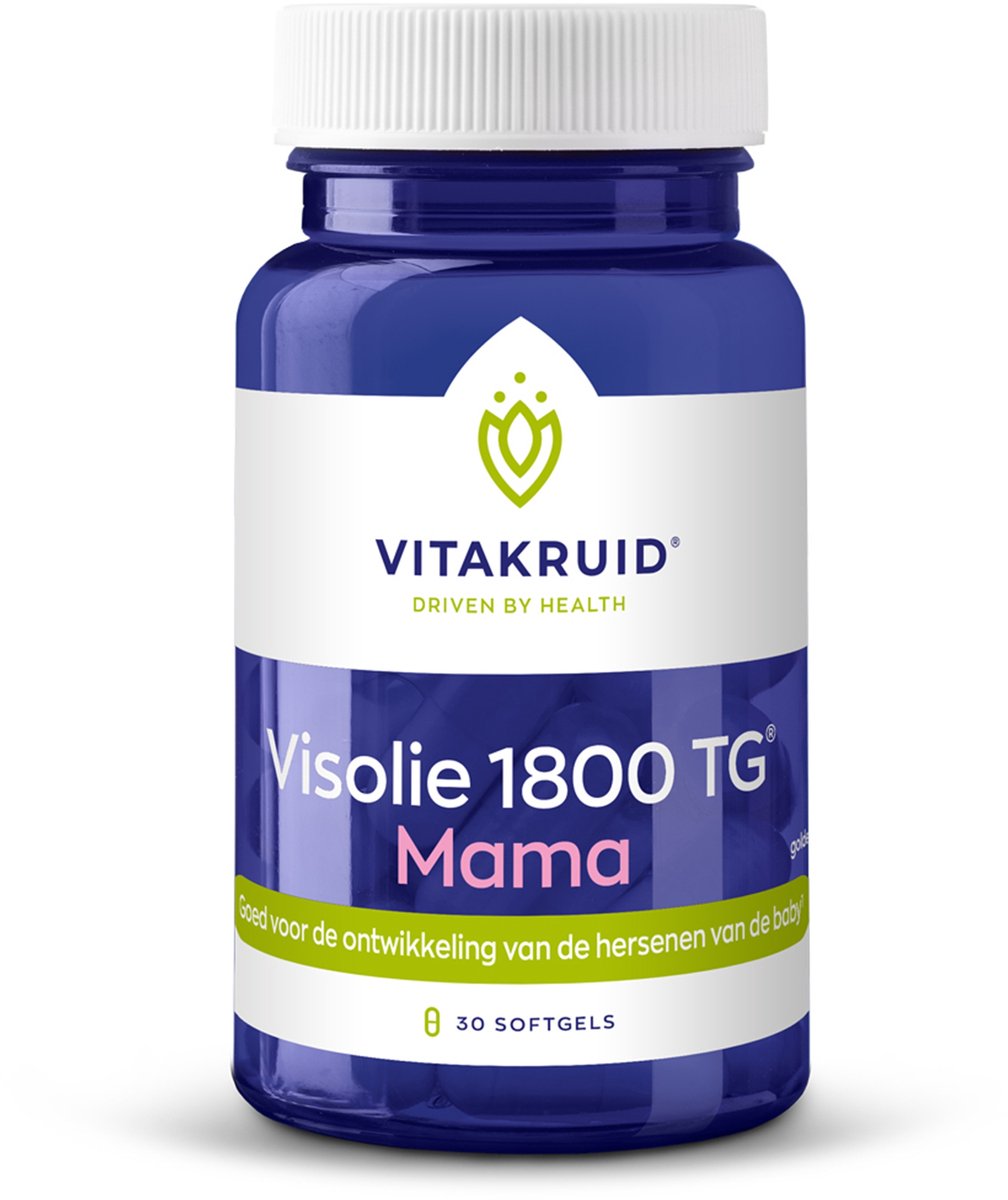 Vitakruid Visolie 1800 TG Mama 30 sofgels