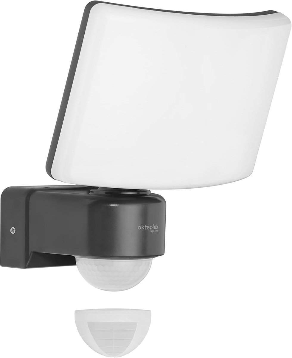 LED Buitenspot met Bewegingsmelder 30W - IP65 Antraciet