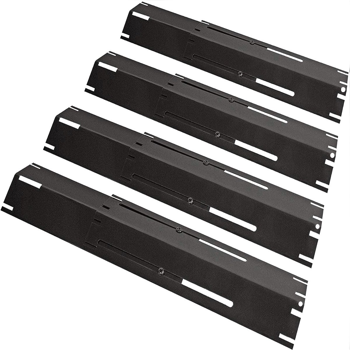 4-Pack Grill Hitteplaten - Zwart