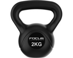 Focus Fitness Focus Fitness Kettlebell - PVC - 2 kg - Halters en Gewichten