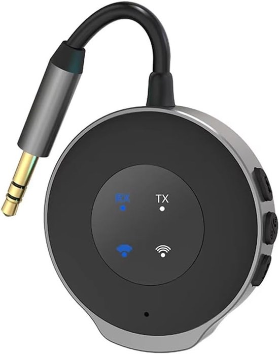 Auto-audio-ontvanger - Draadloze audio-oproepadapter, 2-in-1 audiospeler, radioadapter, laag stroomverbruik