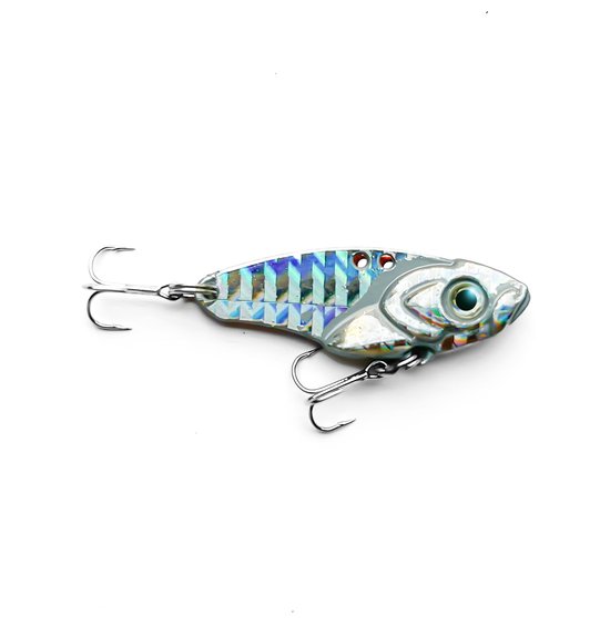Set van 6 Vib Blade Lures - Vibrerend Kunstaas met 3D Ogen - Voor Baars, Snoekbaars, Snoek & Forel van Troutlook — afbeelding 5