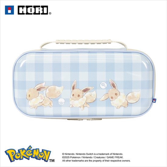 HORI - Étui rigide pour Nintendo Switch 2 – Évoli Cottage Core - Licence officielle Nintendo et The Pokémon Company International