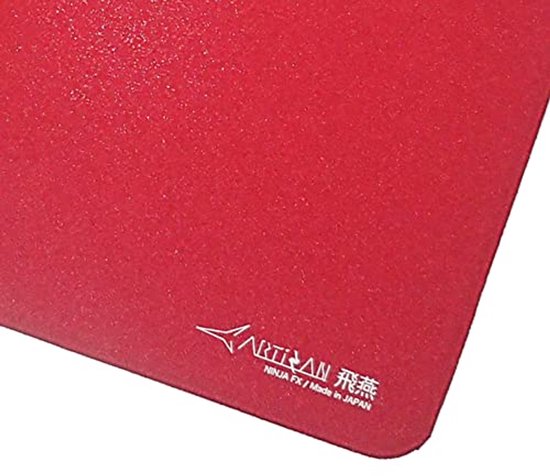 Muismat - Gaming Pad - Precisie Gaming - Snelle Start & Stop - 33 x 23.5 cm - Wijnrood — afbeelding 3