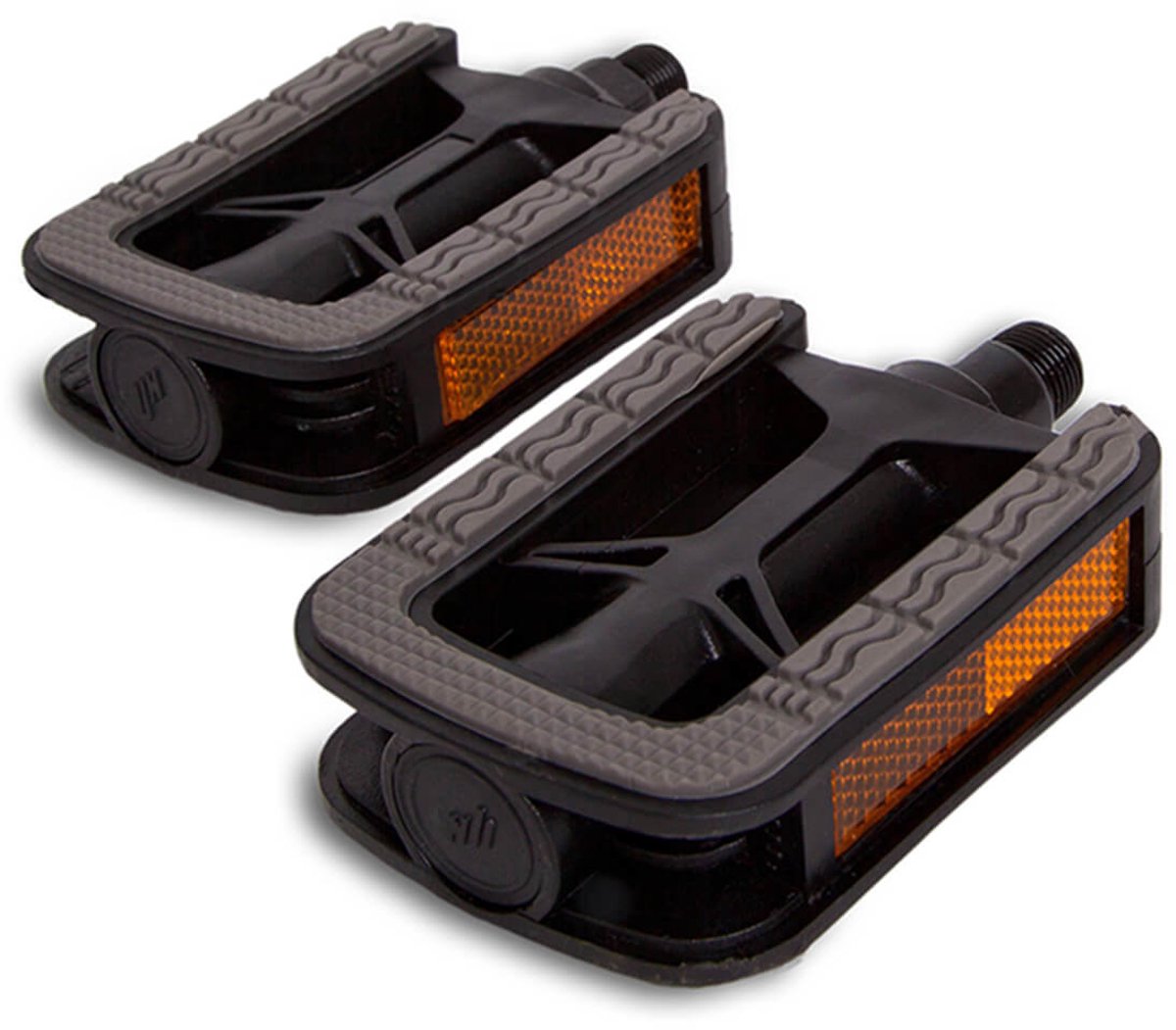 Fiets Pedaalset Lynx Comfort Zwart / Grijs 9/16 draad