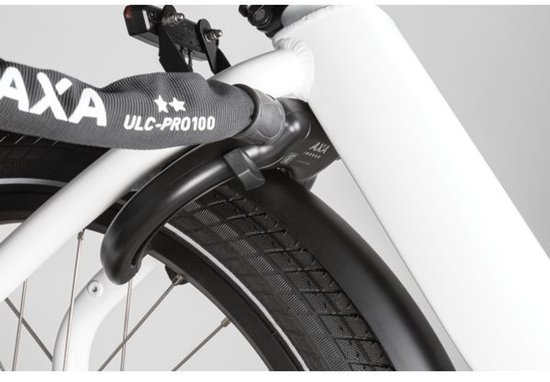 AXA Imenso Large retractable- Ringslot voor fietsen met brede banden - Frameslot - Met plug-in mogelijkheid - Zwart van AXA — afbeelding 4