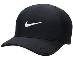 Nike Dri-FIT Club Unstructured Featherlight Pet - Zwart - Maat M/L - Unisex