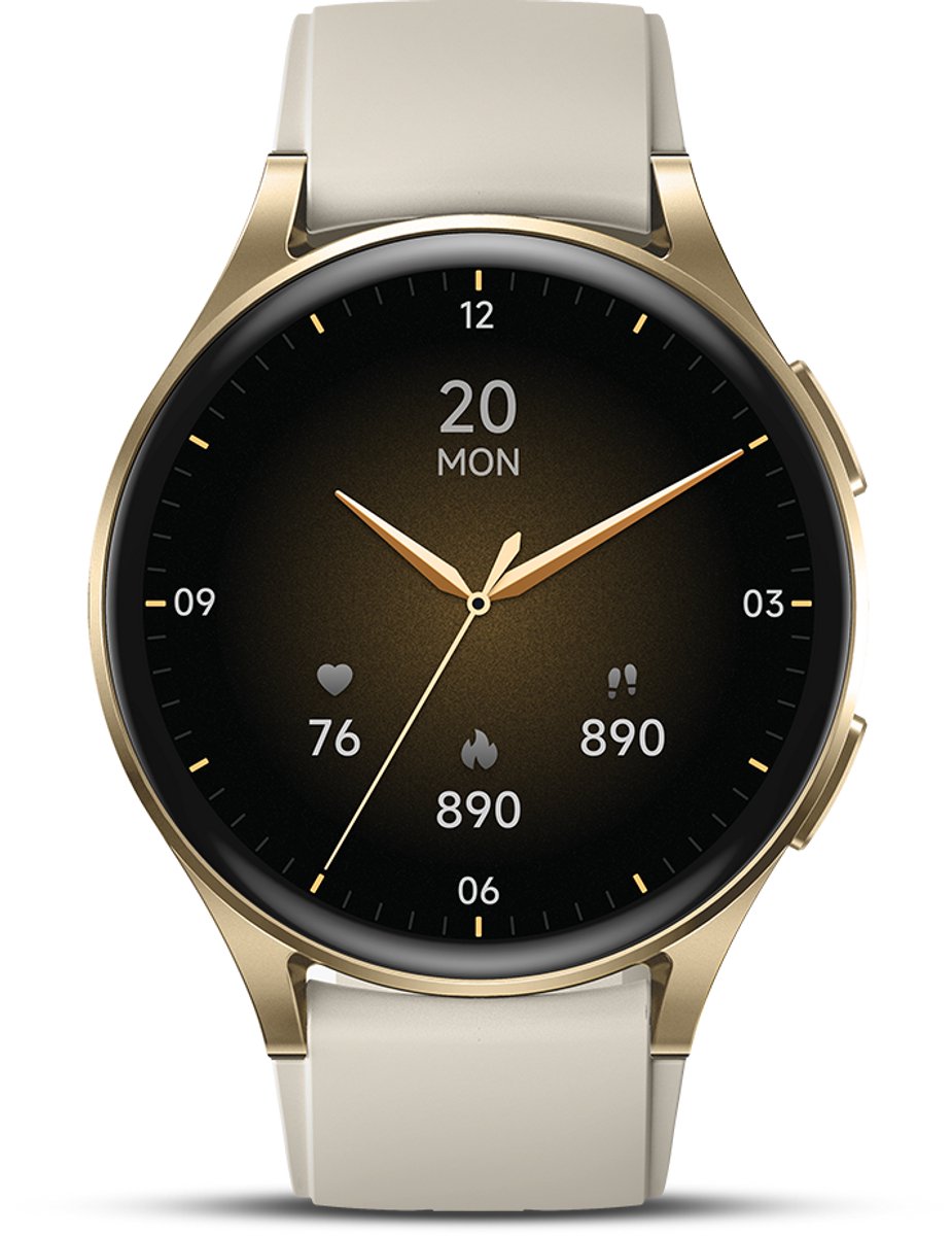 Otiume Zenith GTX05 – Smartwatch – 45mm Amoled Display – GPS – Bluetooth bellen – Goud