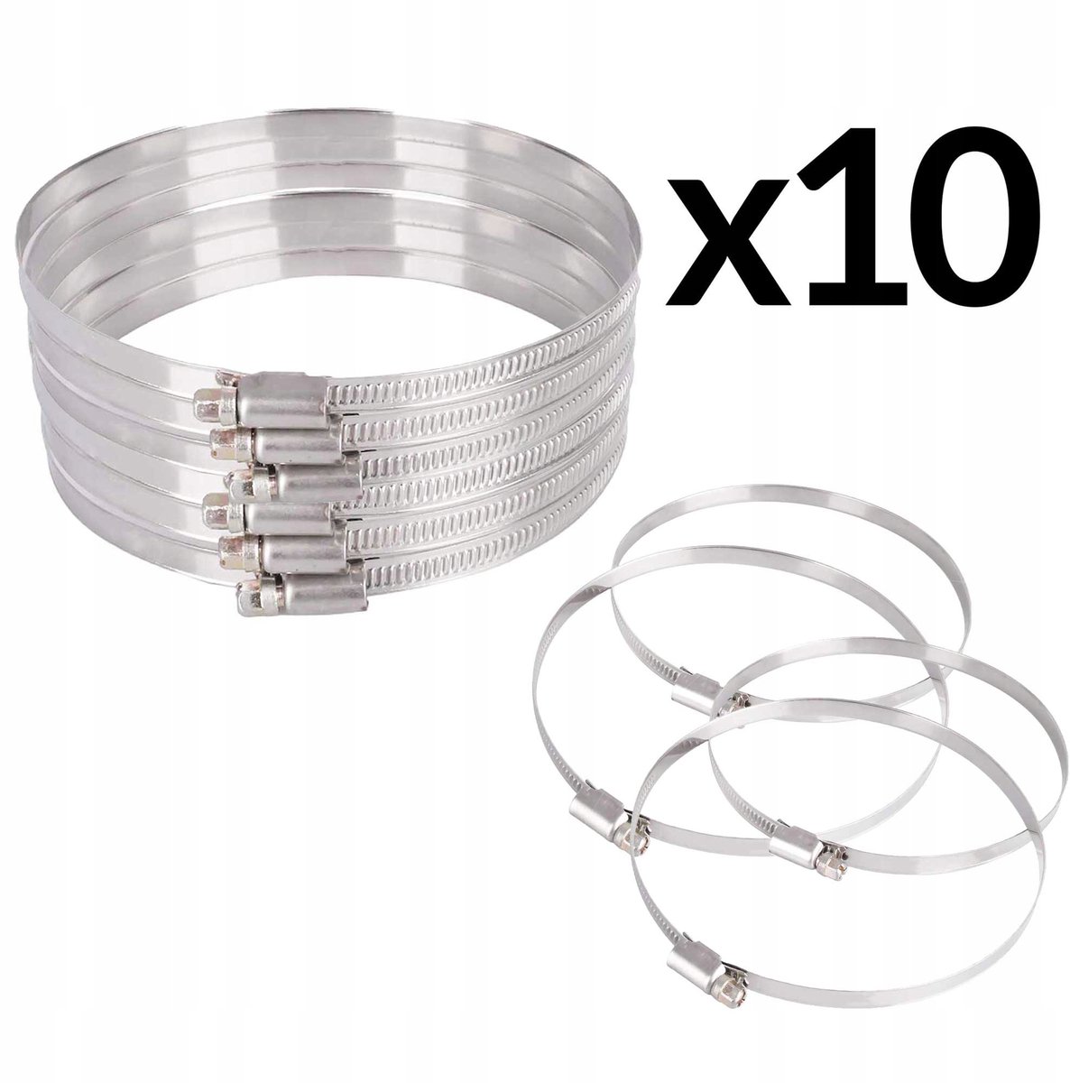 10x Slangklem 120-140mm - Robuuste Klembanden voor Diverse Toepassingen