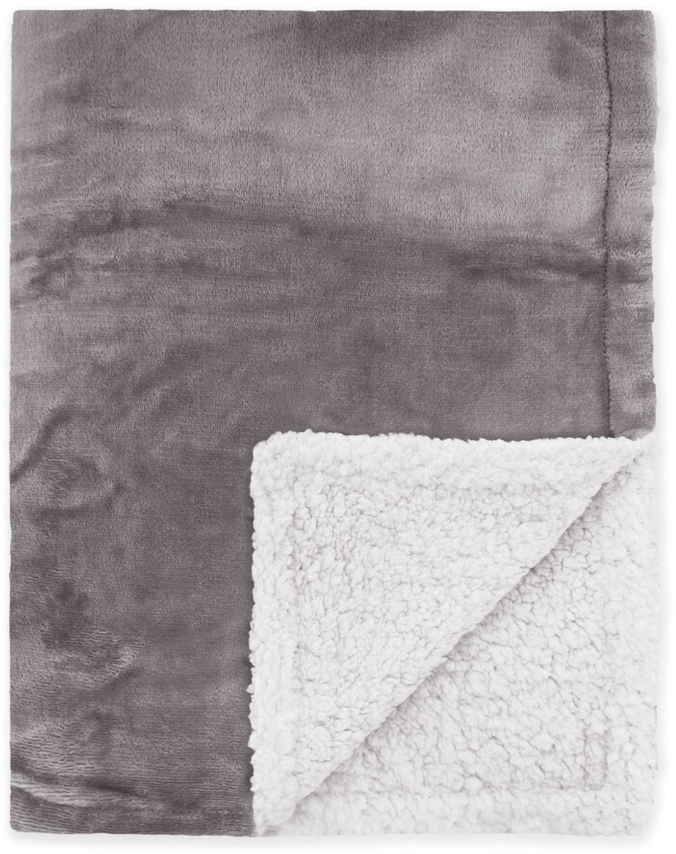 Byrklund Plaid Snowy Hug - 150x200 - 100% Polyester - Antraciet