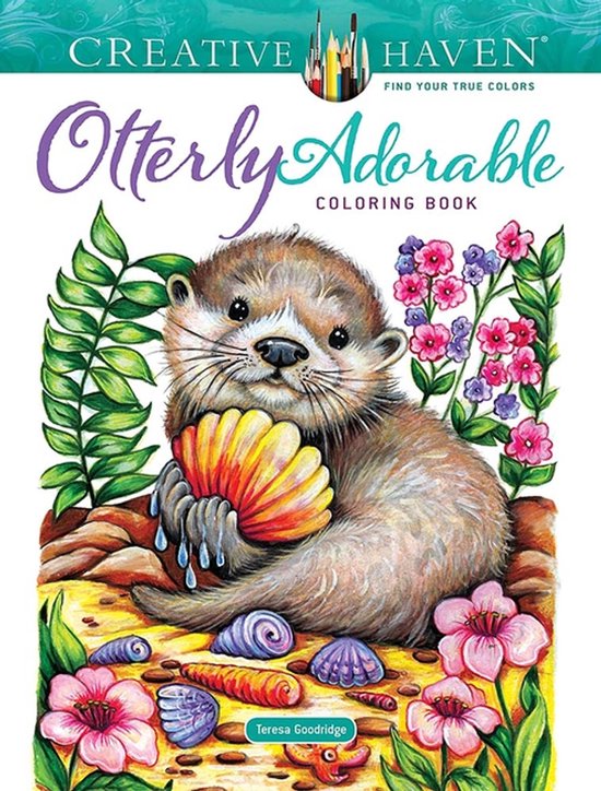 Creative Haven Otterly Adorable Coloring Book - cover