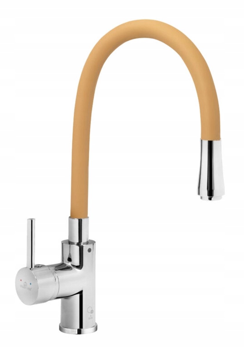 Keukenmengkraan Diamond QUEEN Beige Flex, beweegbare uitloop