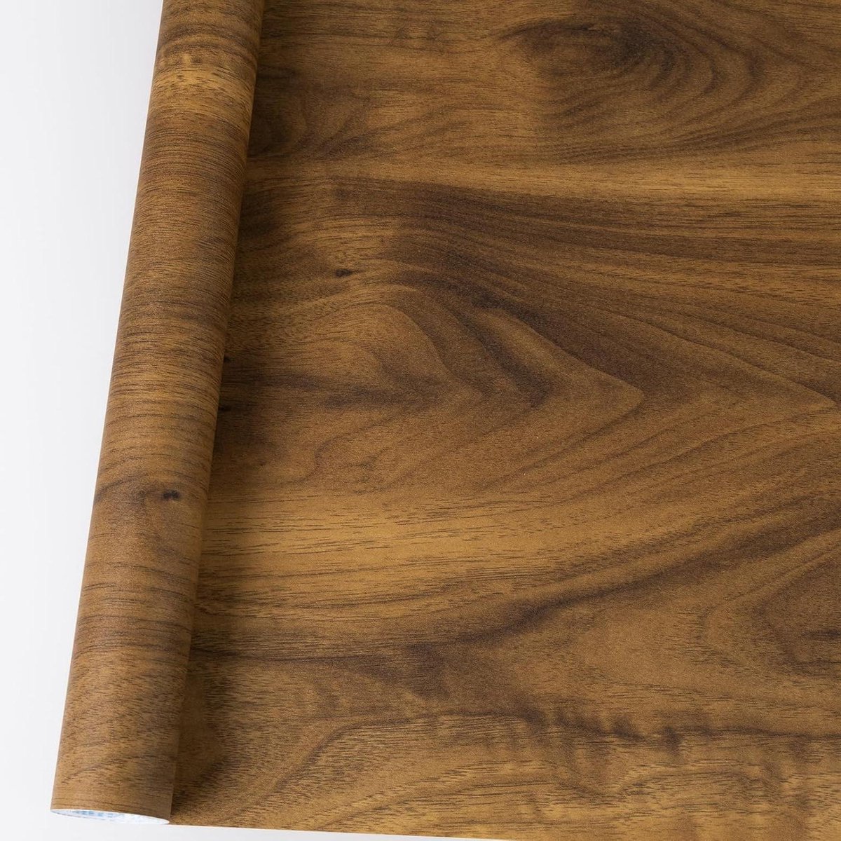 Zelfklevende folie voor meubels - Bruine houtlook - Waterbestendig - Vintage design - 40cm x 300cm