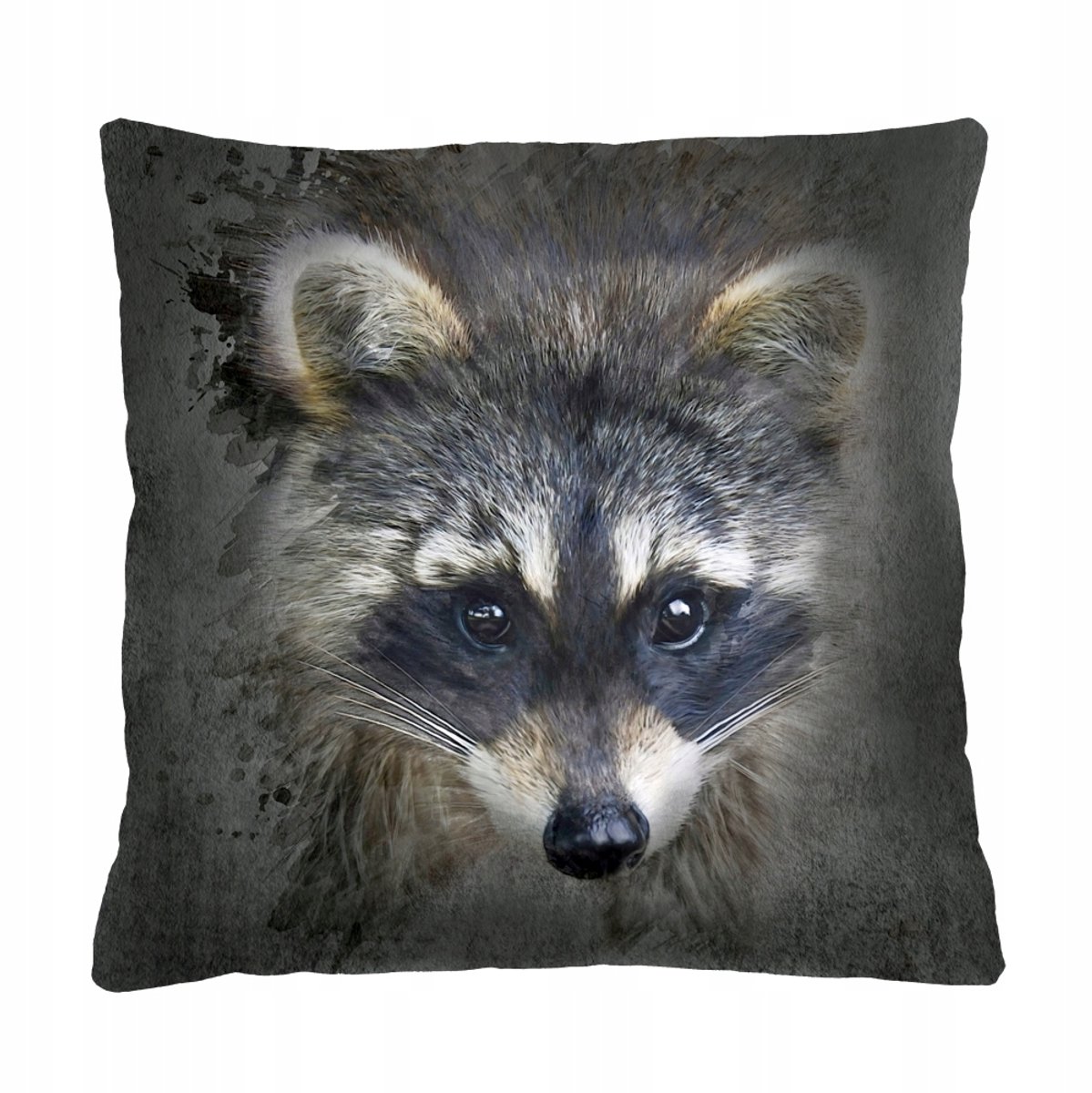 Bertoni Decoratieve Kussen 40x40cm met Racoon Print - Zacht Siliconen Vulling