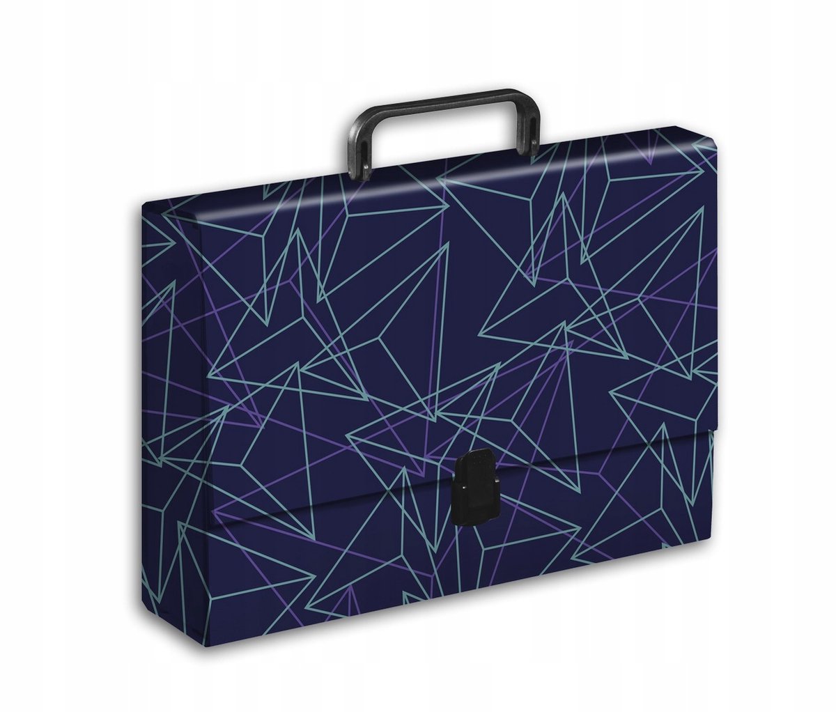 Penmate Maxi Geometria A4 Map met Handvat - Blauw
