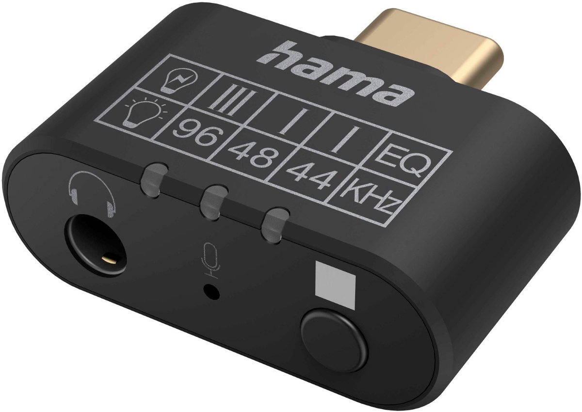 HAMA 200302 Adapter 3.5mm +  USB-C