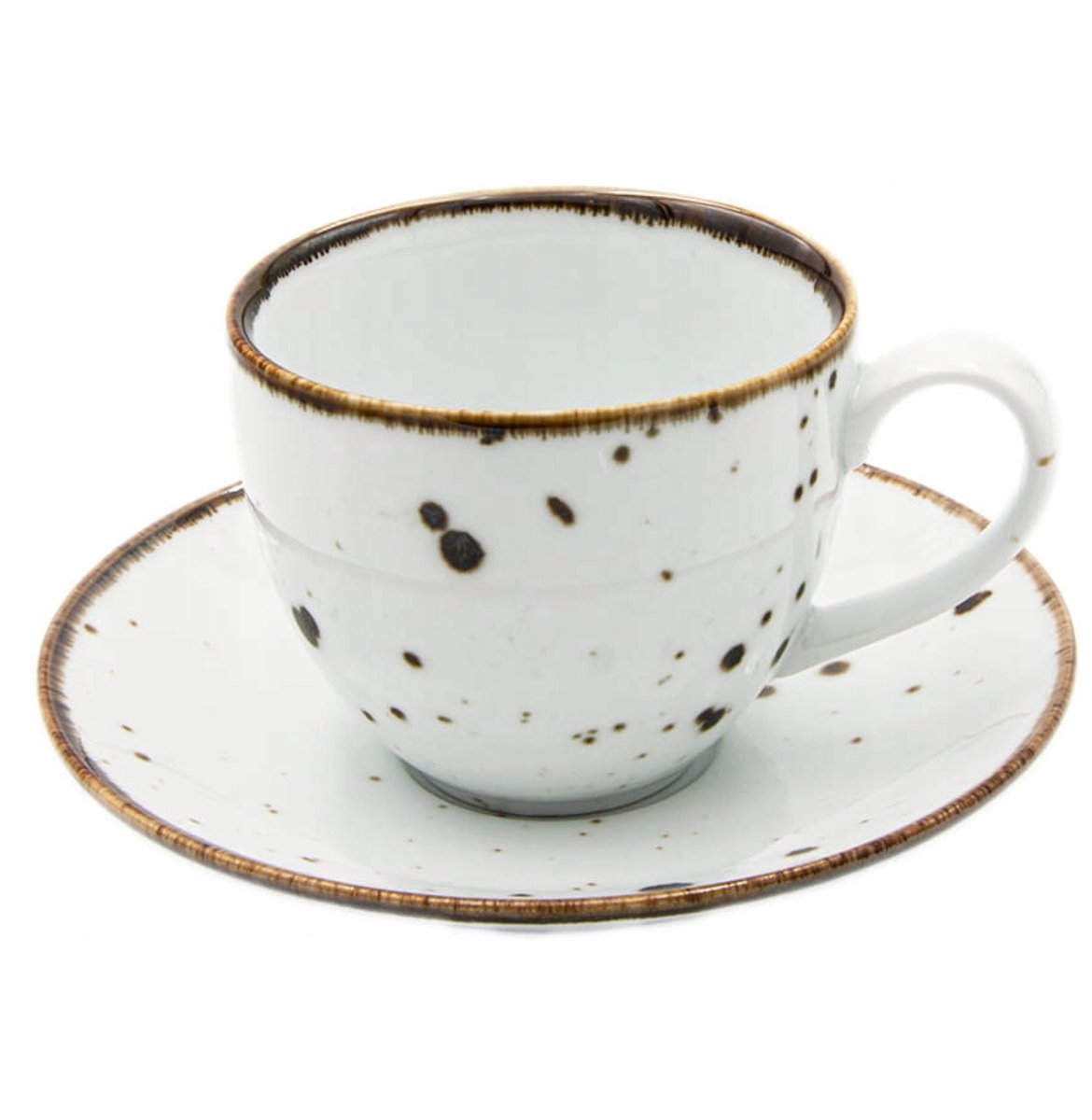 Aluminiumoxide Witte Porseleinen Kop en Schotel Set 200 ml