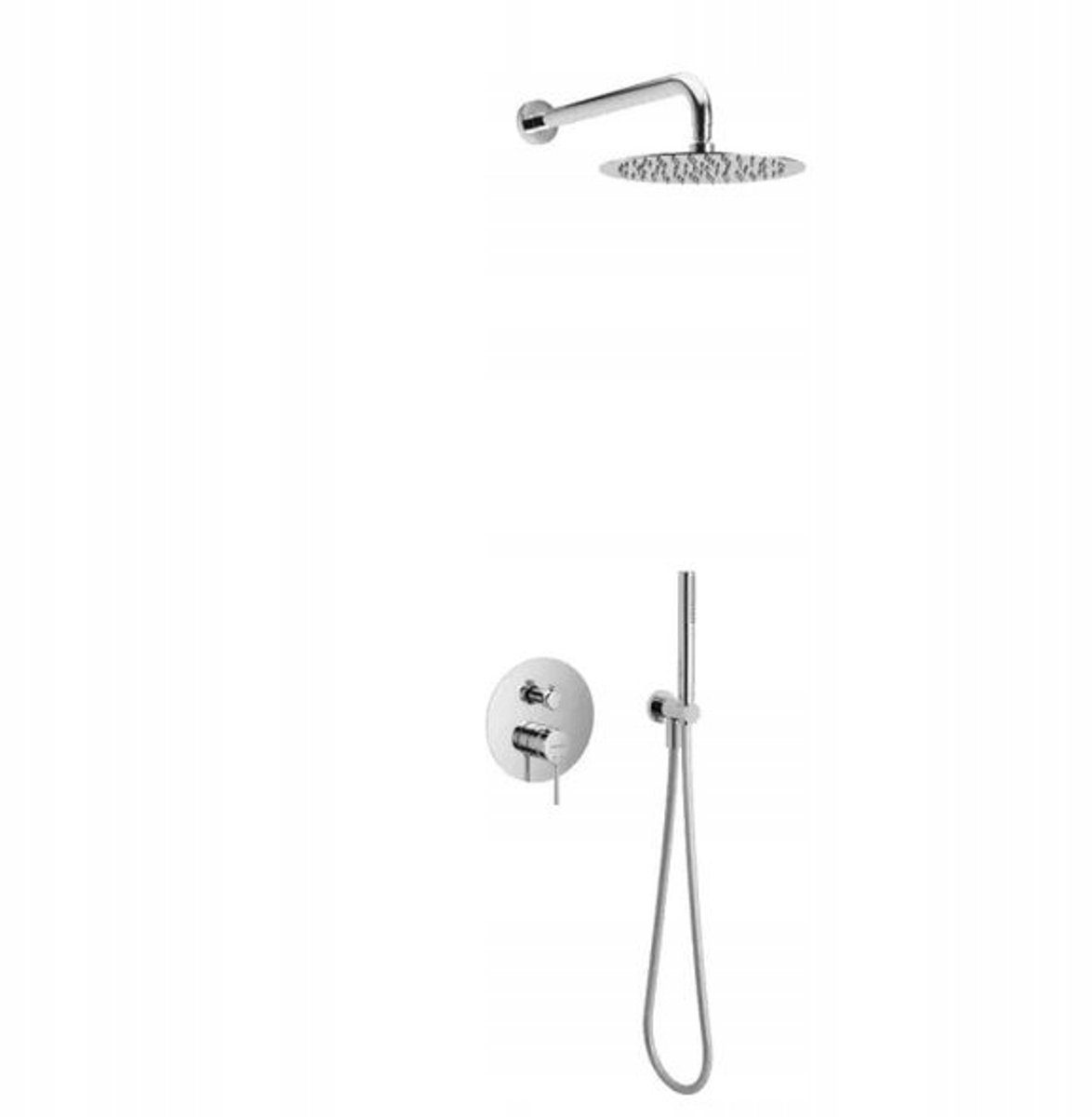 Excellent Pi Douche- en Badkraan Set, Inbouw, 3 Functies, Chroom