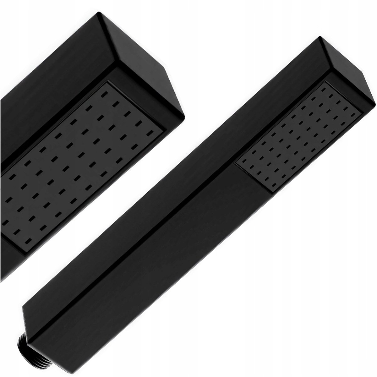 INEA Zwarte Douchekop Vierkant Mat 1 Functie 1/2 Inch