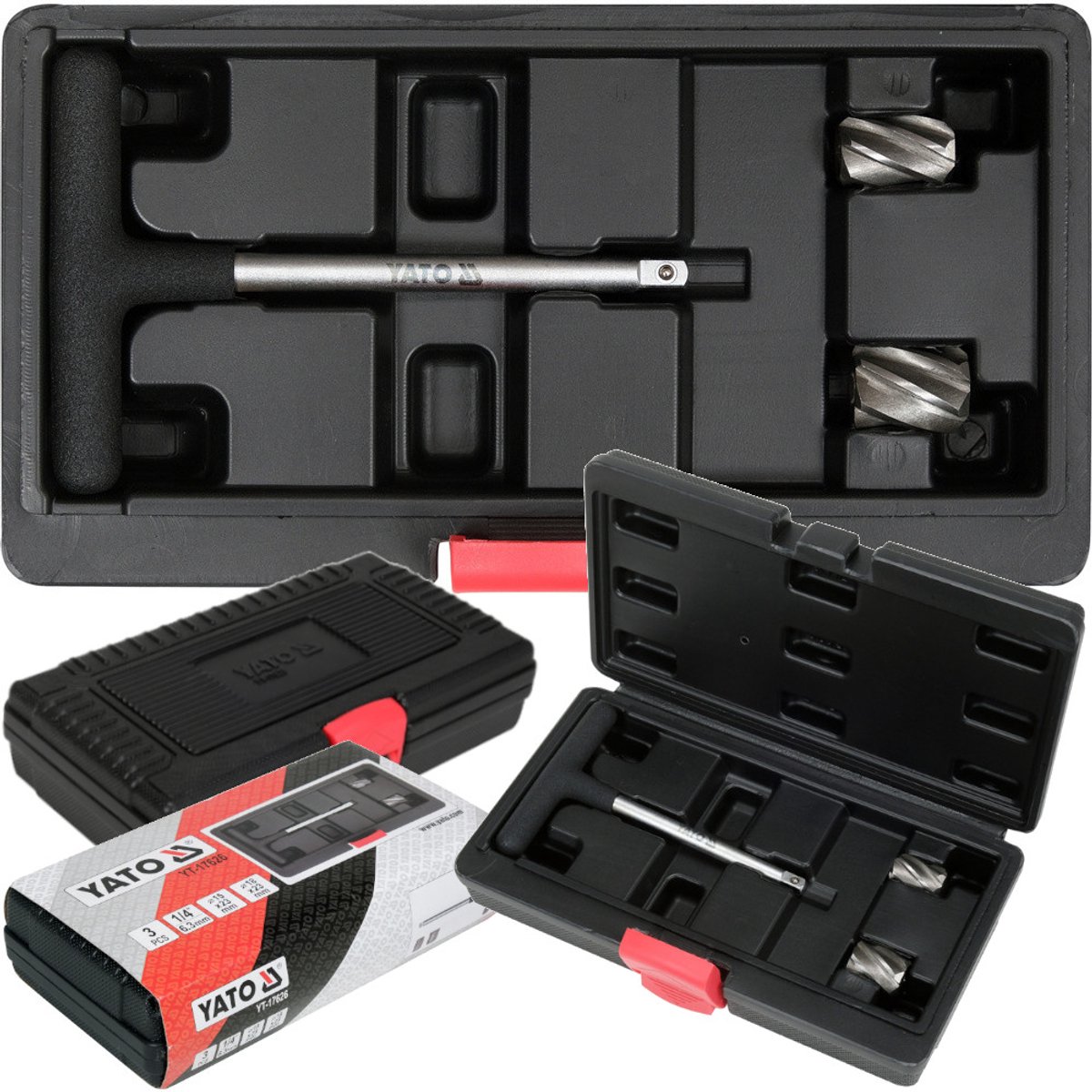 Yato ABS Sensor Freesset - 3 Delig - Koolstofstaal