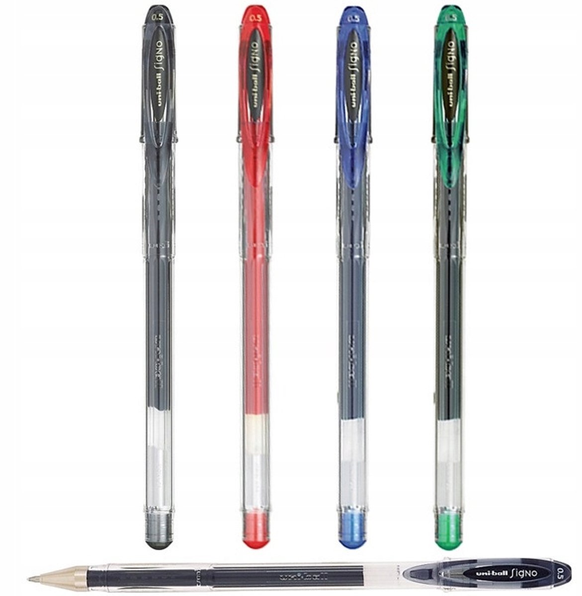 Uni UM-120 Signo Gelpen Zwart - Precisie en Duurzaamheid