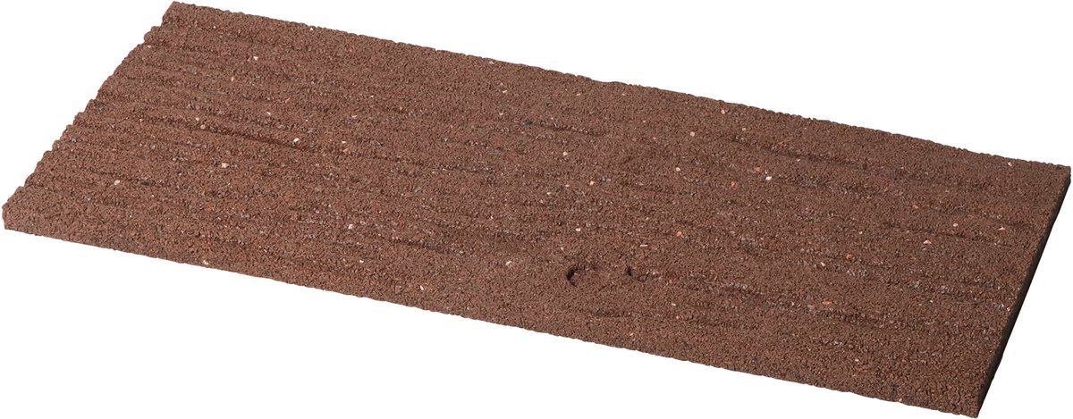 Nature - Japanse stapsteen - kastanjebruin - rubber - biels - H1,7 x 60 x 25cm