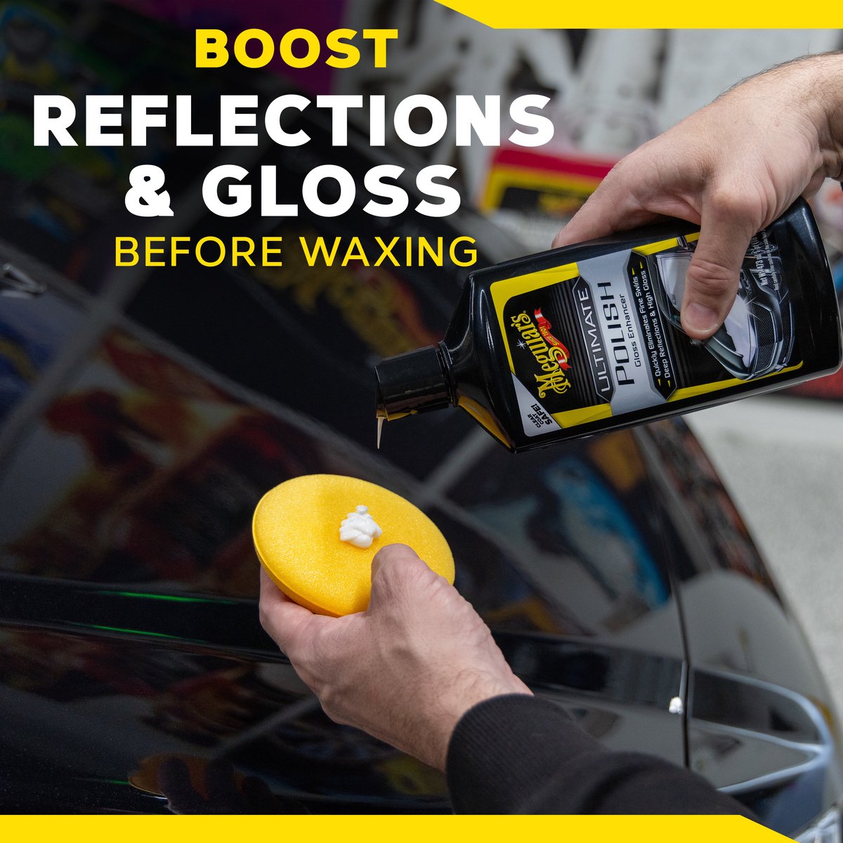 Meguiar's Ultimate Polish -Polijstmiddel - Krassenverwijderaar - Polijstmiddel voor autolak - 473 ml – foto 4