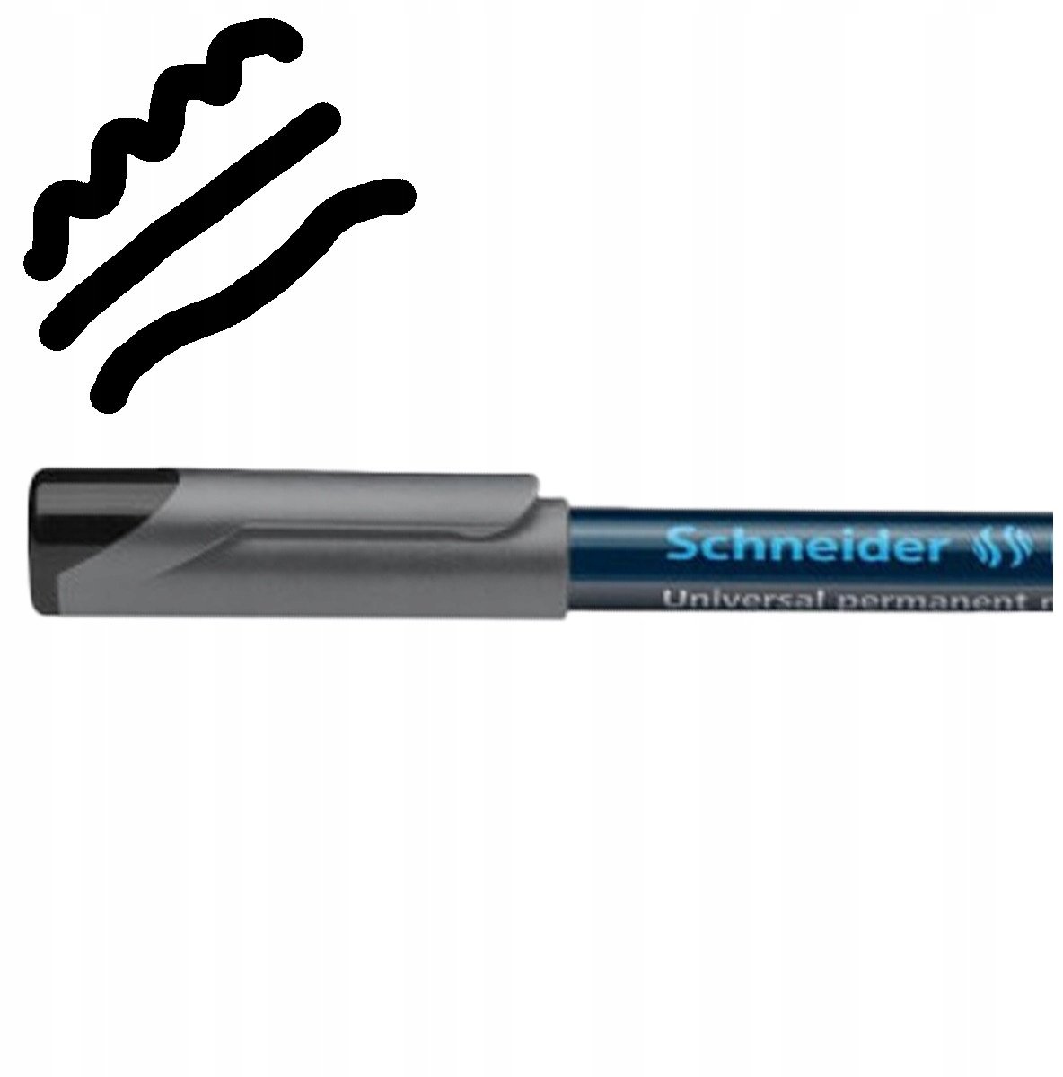 Schneider Permanente Marker Zwart Fijn 0.7mm - Ideaal voor Folie, Plastic, Metaal